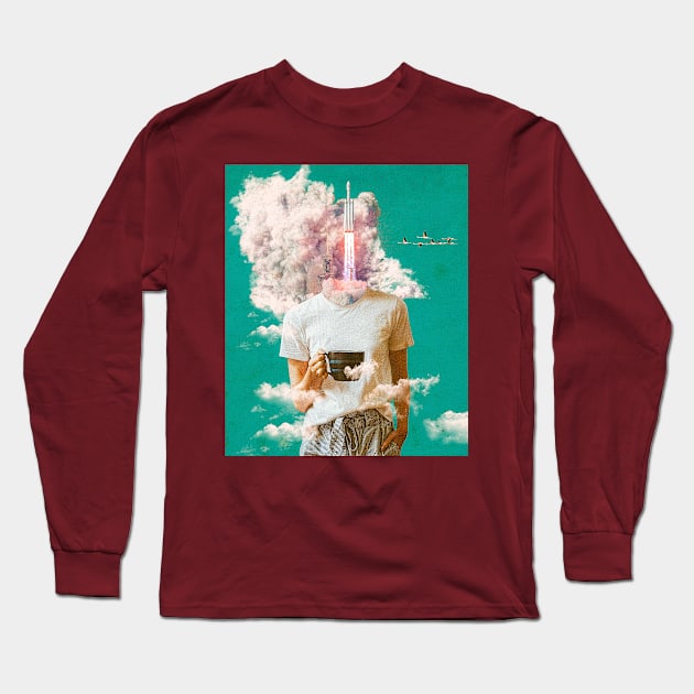 The taste of drinking coffee -  Artwork Long Sleeve T-Shirt by Independent_BZ